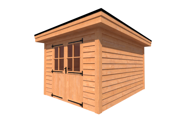 Tuinhuis plat dak 300 x 400cm