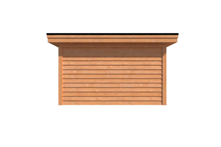 Tuinhuis plat dak 300 x 400cm