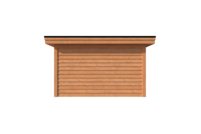 Tuinhuis plat dak 300 x 400cm