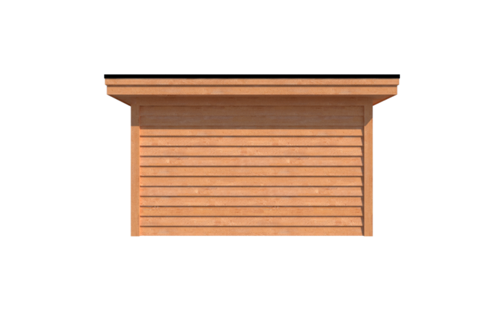 Tuinhuis plat dak 300 x 400cm