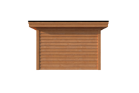 Tuinhuis plat dak 350 x 250cm Tuinhuis plat dak 350 x 250cm