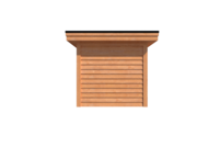 Tuinhuis plat dak 350 x 250cm Tuinhuis plat dak 350 x 250cm