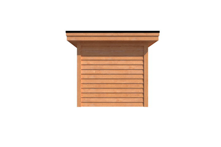 Tuinhuis plat dak 350 x 250cm Tuinhuis plat dak 350 x 250cm