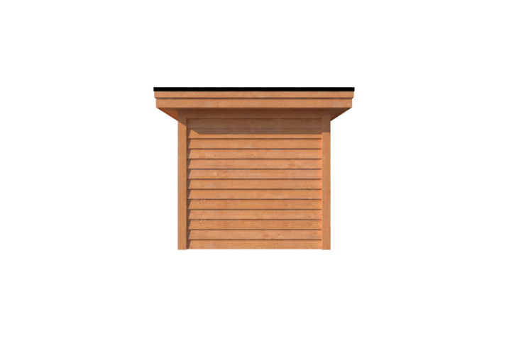 Tuinhuis plat dak 350 x 250cm Tuinhuis plat dak 350 x 250cm