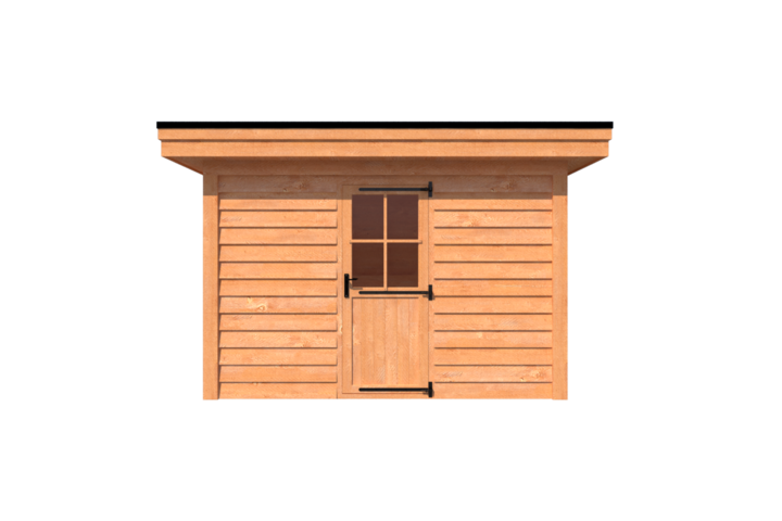 Tuinhuis plat dak 350 x 250cm