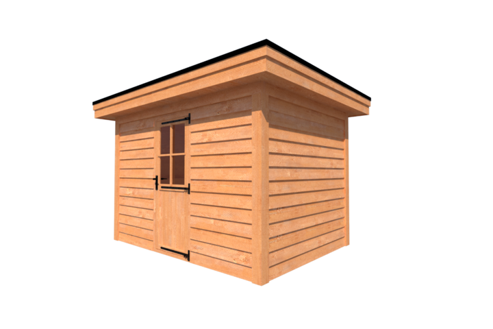 Tuinhuis plat dak 350 x 250cm