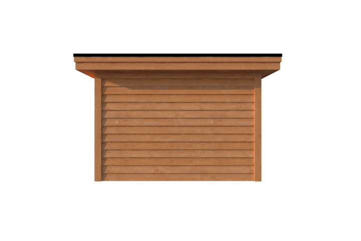 Tuinhuis plat dak 350 x 250cm