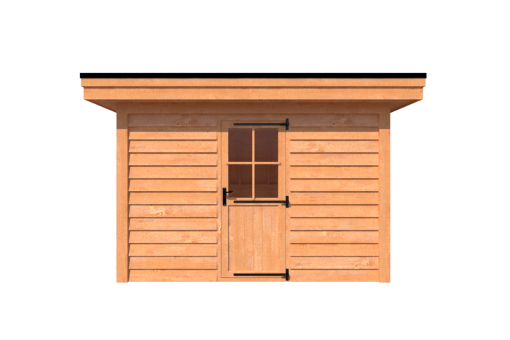 Tuinhuis plat dak 350 x 300cm