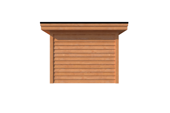 Tuinhuis plat dak 350 x 300cm