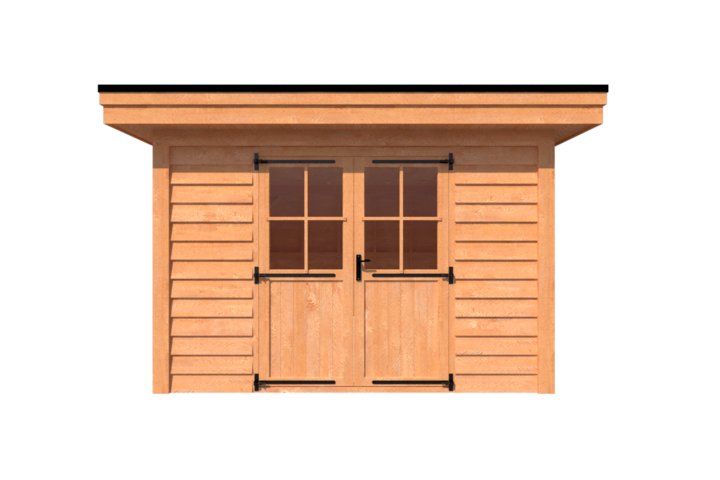 Tuinhuis plat dak 350 x 400cm Tuinhuis plat dak 350 x 400cm