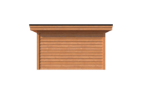 Tuinhuis plat dak 350 x 400cm Tuinhuis plat dak 350 x 400cm