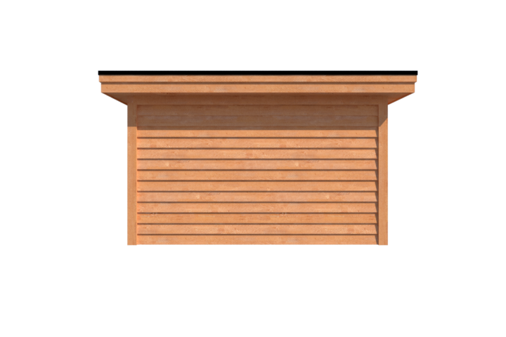 Tuinhuis plat dak 350 x 400cm Tuinhuis plat dak 350 x 400cm