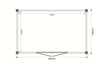 Tuinhuis plat dak 400 x 250cm Tuinhuis plat dak 400 x 250cm