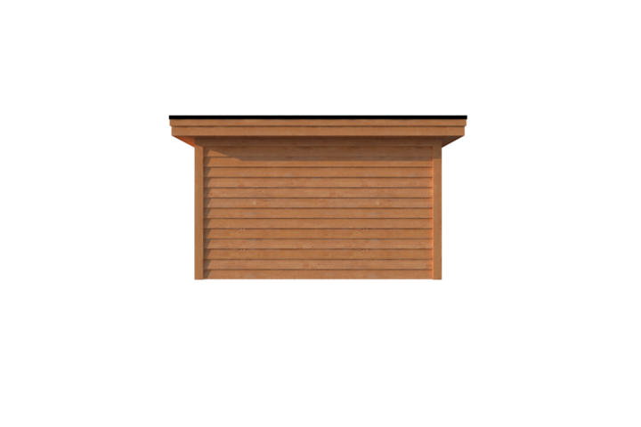 Tuinhuis plat dak 400 x 250cm Tuinhuis plat dak 400 x 250cm