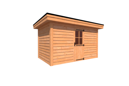 Tuinhuis plat dak 400 x 250cm