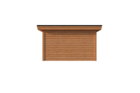 Tuinhuis plat dak 400 x 250cm