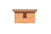 Tuinhuis plat dak 400 x 300cm