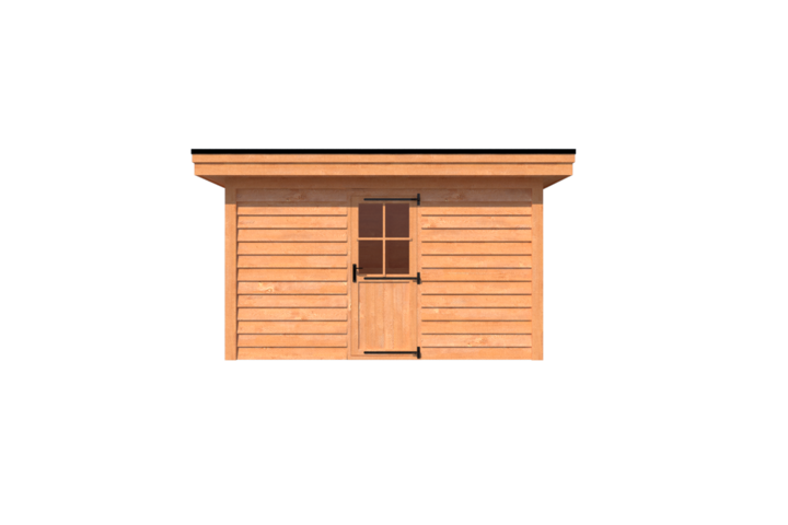 Tuinhuis plat dak 400 x 300cm