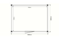 Tuinhuis plat dak 400 x 300cm