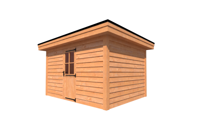 Tuinhuis plat dak 400 x 300cm