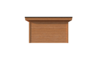 Tuinhuis plat dak 400 x 300cm