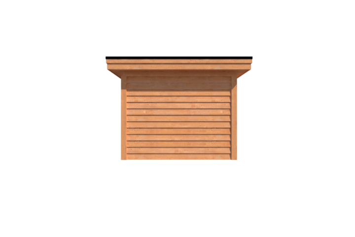 Tuinhuis plat dak 400 x 300cm