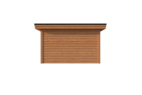 Tuinhuis plat dak 400 x 350cm Tuinhuis plat dak 400 x 350cm