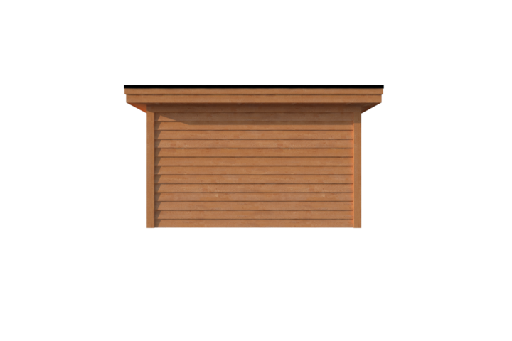 Tuinhuis plat dak 400 x 350cm Tuinhuis plat dak 400 x 350cm