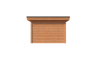 Tuinhuis plat dak 400 x 350cm Tuinhuis plat dak 400 x 350cm