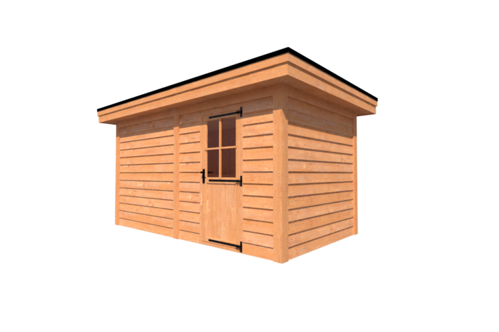 Tuinhuis plat dak 450 x 250cm Tuinhuis plat dak 450 x 250cm