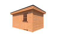 Tuinhuis plat dak 450 x 300cm