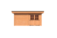 Tuinhuis plat dak 500 x 250cm Tuinhuis plat dak 500 x 250cm