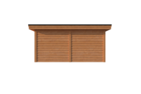 Tuinhuis plat dak 500 x 300cm Tuinhuis plat dak 500 x 300cm