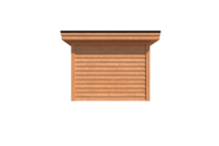 Tuinhuis plat dak 500 x 300cm Tuinhuis plat dak 500 x 300cm