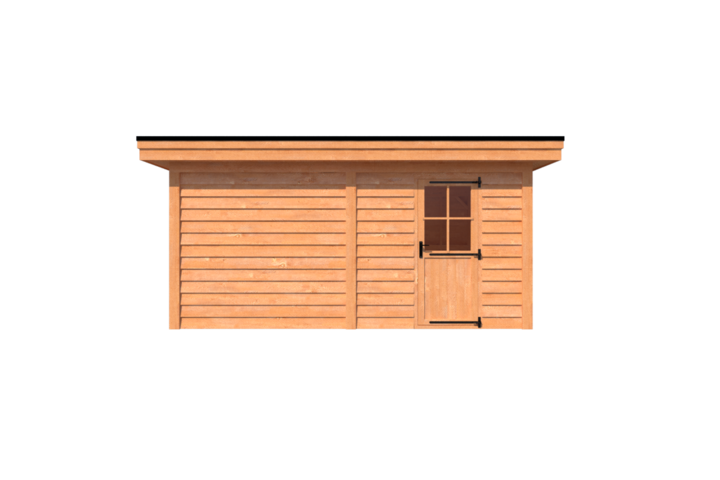 Tuinhuis plat dak 500 x 300cm