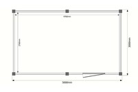 Tuinhuis plat dak 500 x 300cm