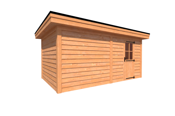 Tuinhuis plat dak 500 x 300cm