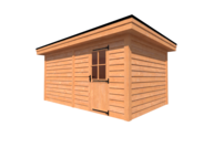 Tuinhuis plat dak 500 x 300cm