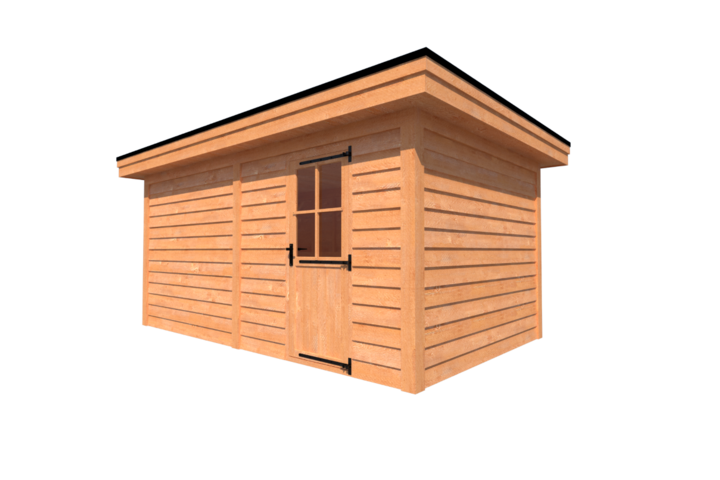 Tuinhuis plat dak 500 x 300cm