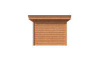 Tuinhuis plat dak 500 x 300cm