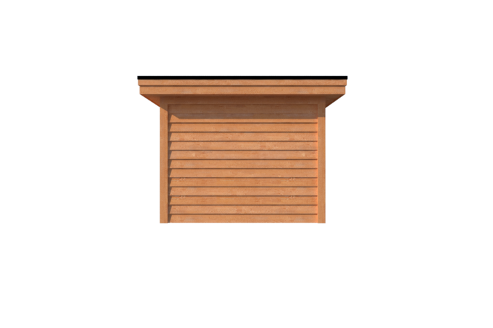 Tuinhuis plat dak 500 x 300cm