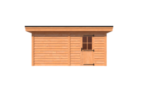 Tuinhuis plat dak 500 x 350cm