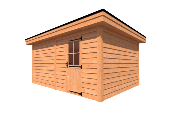 Tuinhuis plat dak 500 x 350cm