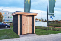 Tuinhuis plat dak 500 x 400cm