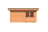 Tuinhuis plat dak 500 x 400cm