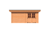 Tuinhuis plat dak 550 x 250cm