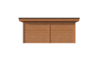 Tuinhuis plat dak 550 x 250cm