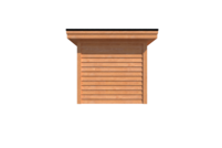 Tuinhuis plat dak 550 x 250cm