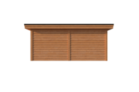 Tuinhuis plat dak 550 x 300cm Tuinhuis plat dak 550 x 300cm