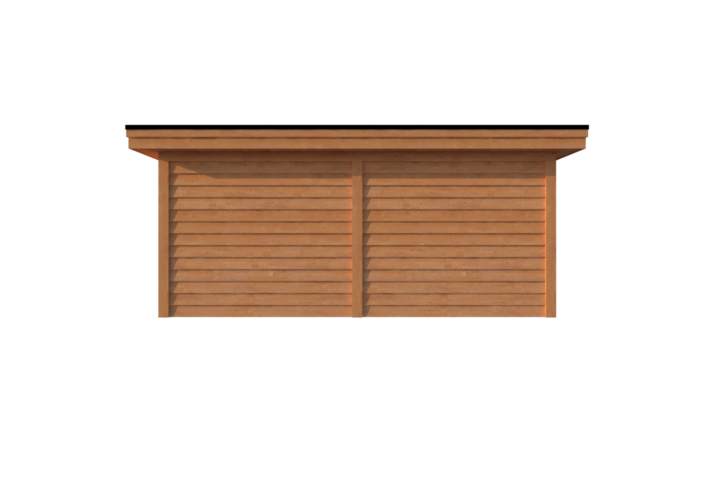 Tuinhuis plat dak 550 x 300cm Tuinhuis plat dak 550 x 300cm